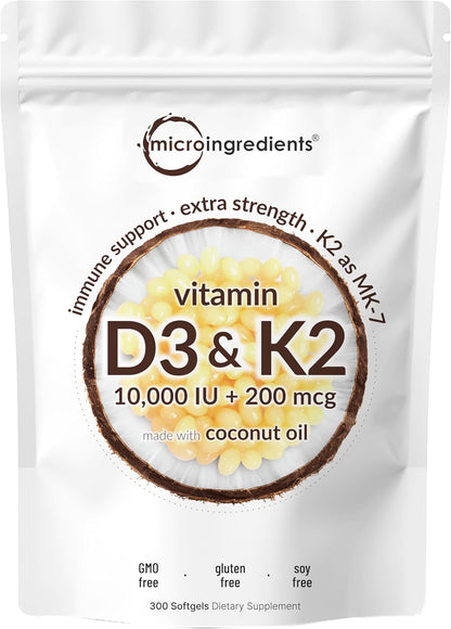 Velora D3 + K2 Coconut Oil Soft Gels