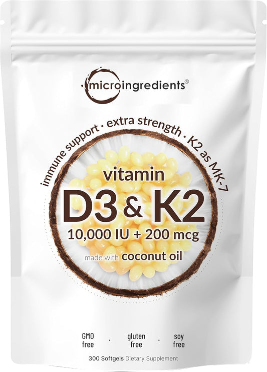 Velora D3 + K2 Coconut Oil Soft Gels